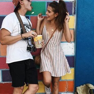 Privacy Please Striped Dress